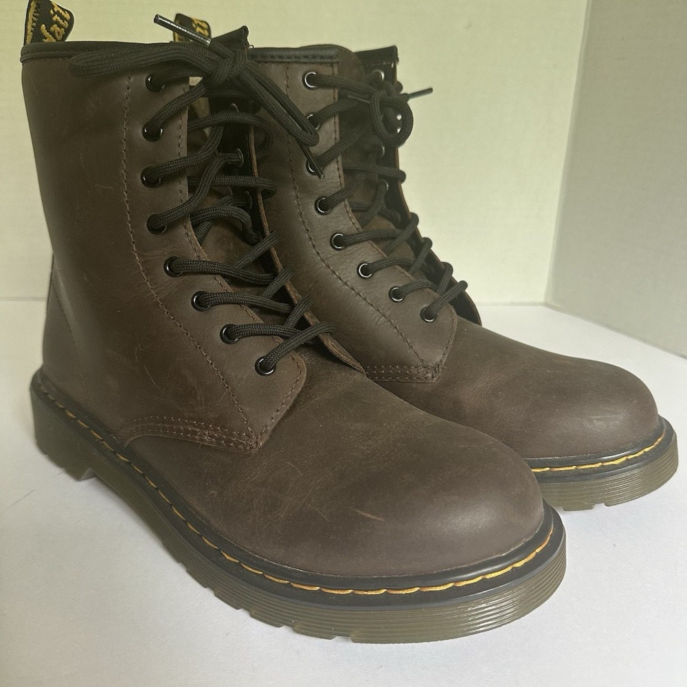 Doc MARTENS 1460 Womens Boots US 5 US 6 L EU 37 EUC Lined Serena Brown